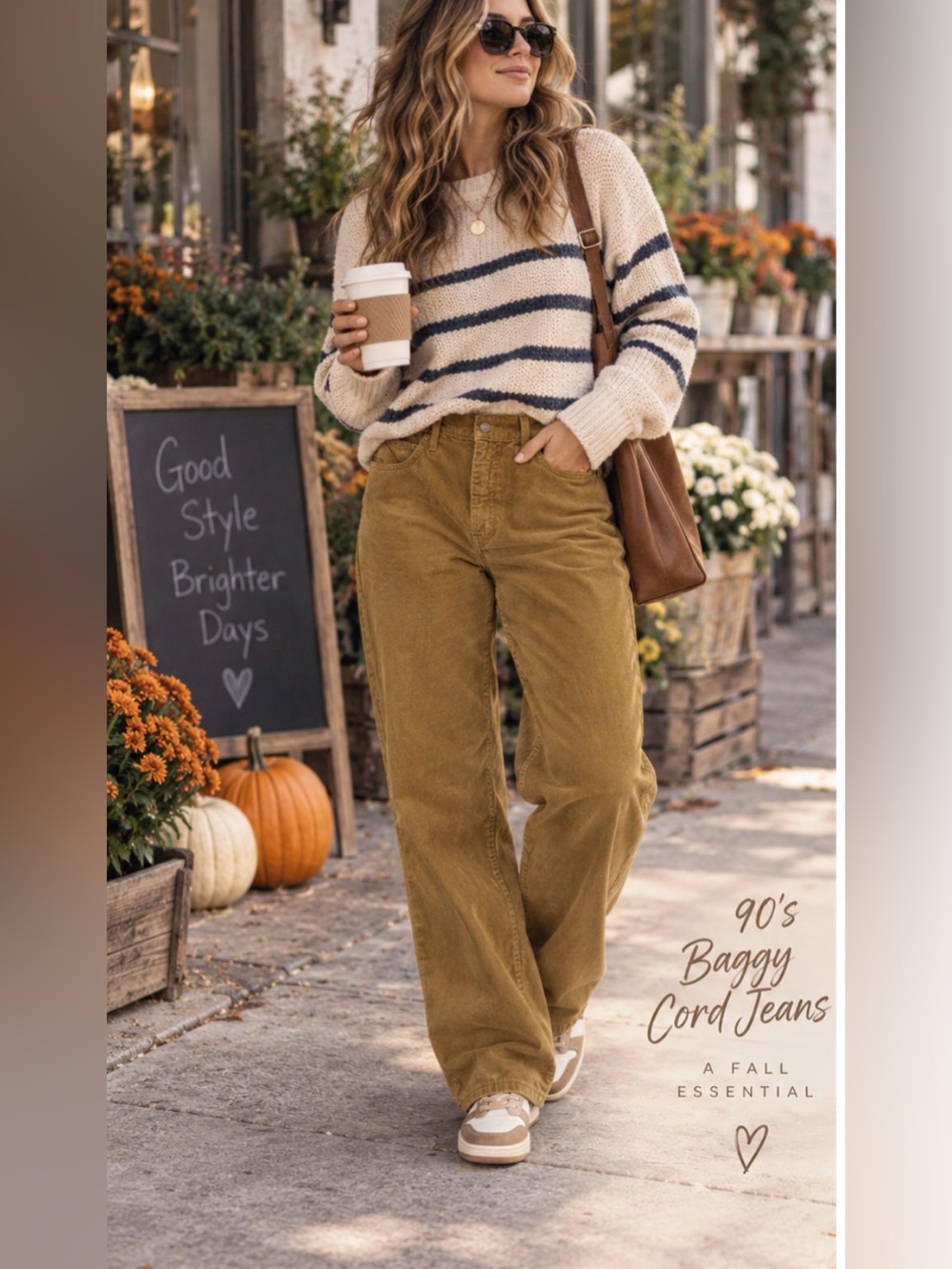 Levi’s ‘94 Baggy Corduroy Tan Brown Jeans Size 30 8/10 Womans